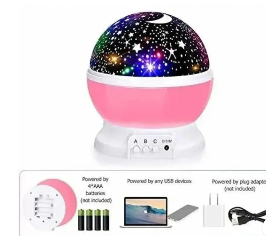Star Master Rotating 360 Degree Moon Night Light Lamp Projector