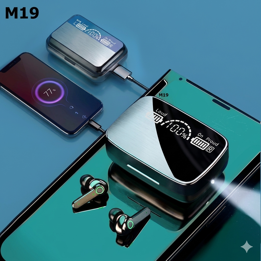 New M19 Wireless Earbuds